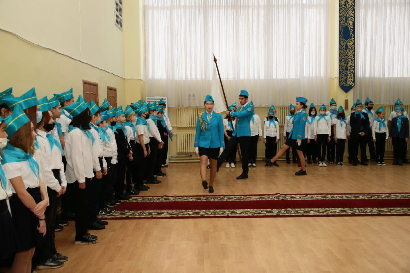 К 30 летию Независимости Республики Казахстан, приём в ДЮО Жас Улан